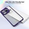 Infinix Note 40X 5G X6838 Case Plating Silicone Bumper Shockproof Clear Back Cover Hard Phone Case for Infinix Note 40X 5G X6838