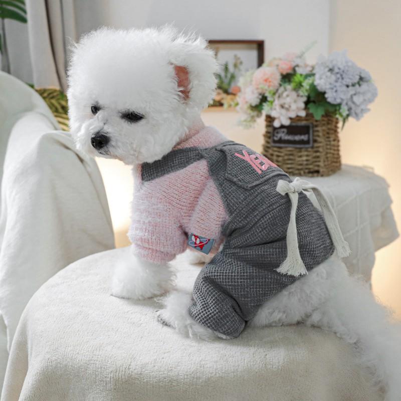 PETCIRCLE Pet Clothes Winter Dog Cat Jumpsuit Warm Four-legged Coat Small Dogs Cats