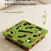 Feather Felt Cat Toy Set With Maze Balls For Interactive Play And Intelligence Development