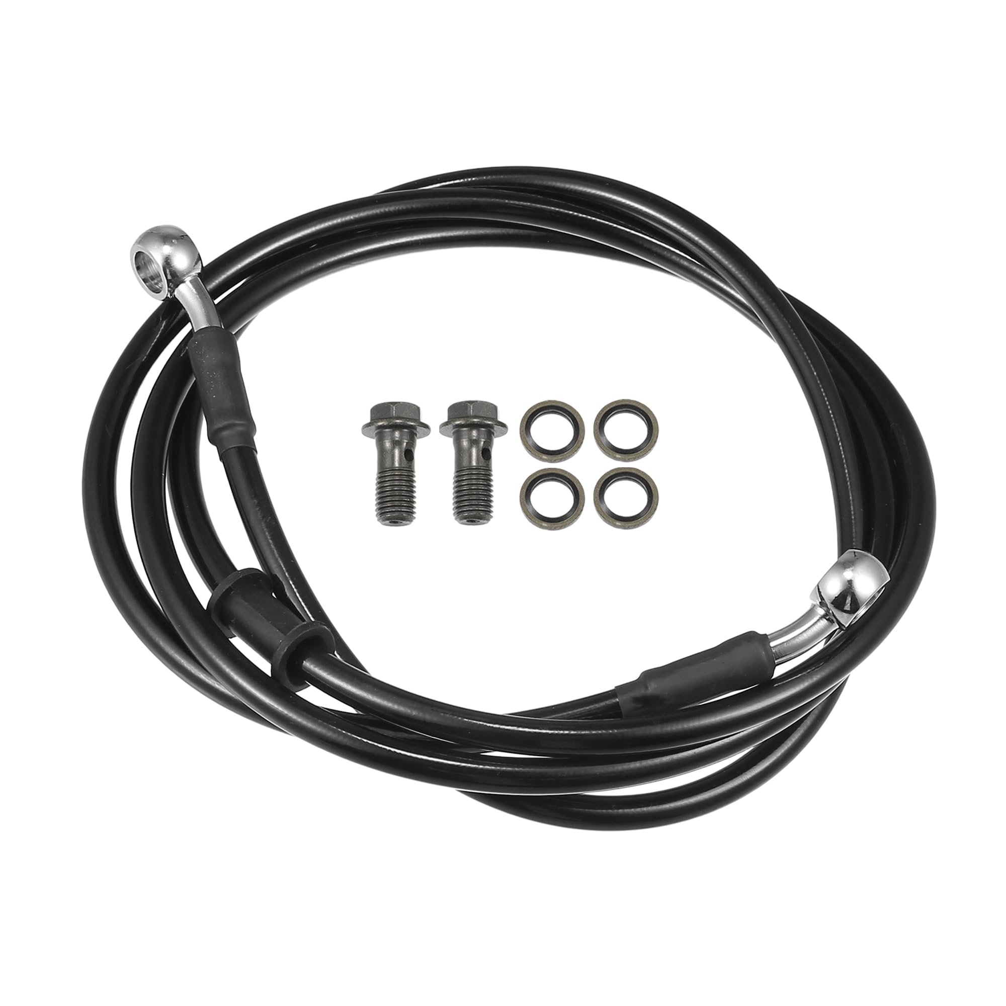 

Универсальный, прочный набор тормозных, сцепных и масляных шлангов Motoforti для мотоциклов, квадроциклов и внедорожных велосипедов, угол 28°, 170 см