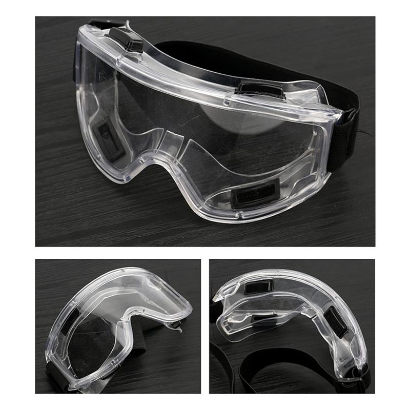 AB34-6PCS Safety Goggle Anti Splash Dust Proof Work Lab Eyewear Eye Protection Industrial Safety Glasses Clear Lens
