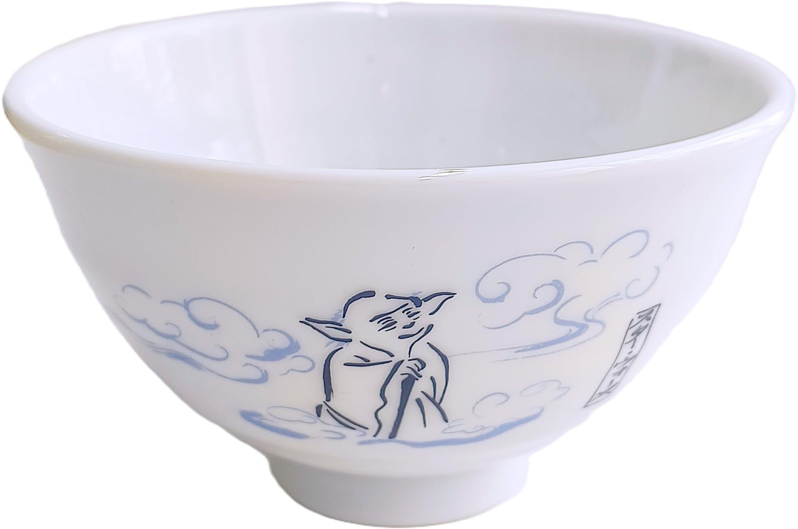 YAXEL Disney Yoda Rice Microwave and Dishwasher Made in Japan Bowl, 12cm, Safe, Porcelain,