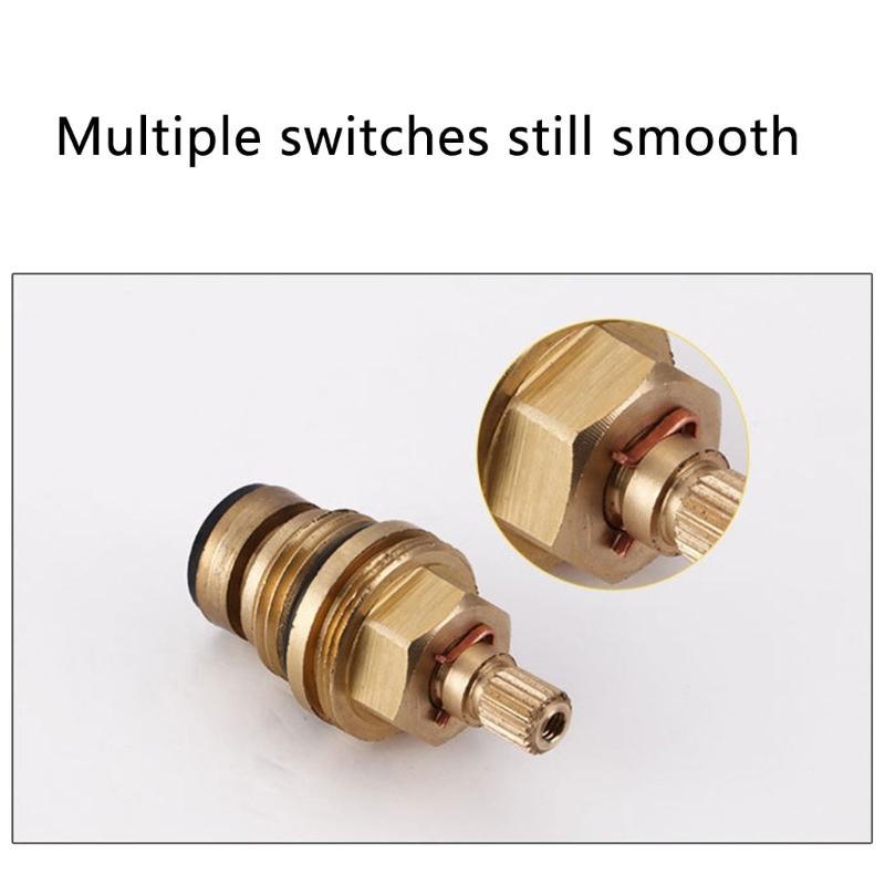 Brass Faucet Cartridge Replacement Slow Opening Spool Bathroom Kitchen Tap Valves Spool Faucet Repair Parts Enduring