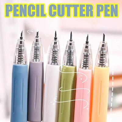 1pc nóż introligatorski długopis nóż wycinane naklejki Scrapbooking narzędzie tnące ekspresowe pudełko nóż