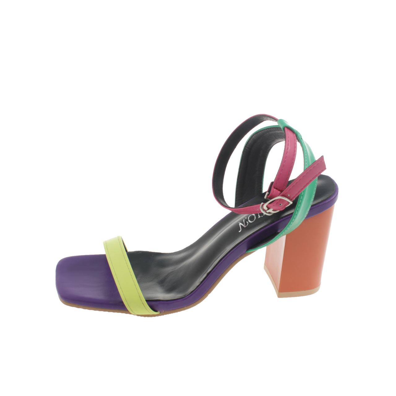 

Fashion Women s Sandals Fashion Casual High Heels Sandals Summer Peep Toe High Heeled Sandals for Women Designer Colored Sandalias Mujer 36 разноцветный