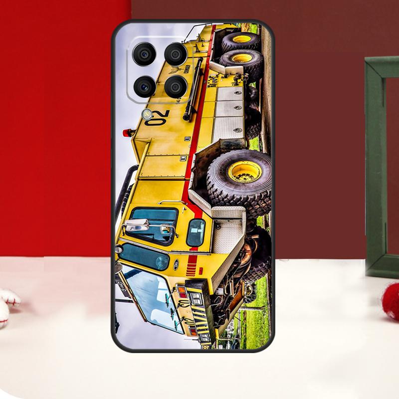 Fire Truck Case For Samsung Galaxy M14 M34 M54 M13 M53 M56 M52 M32 M16 M11 M21 M31 M35 M12 M15 M36 M55
