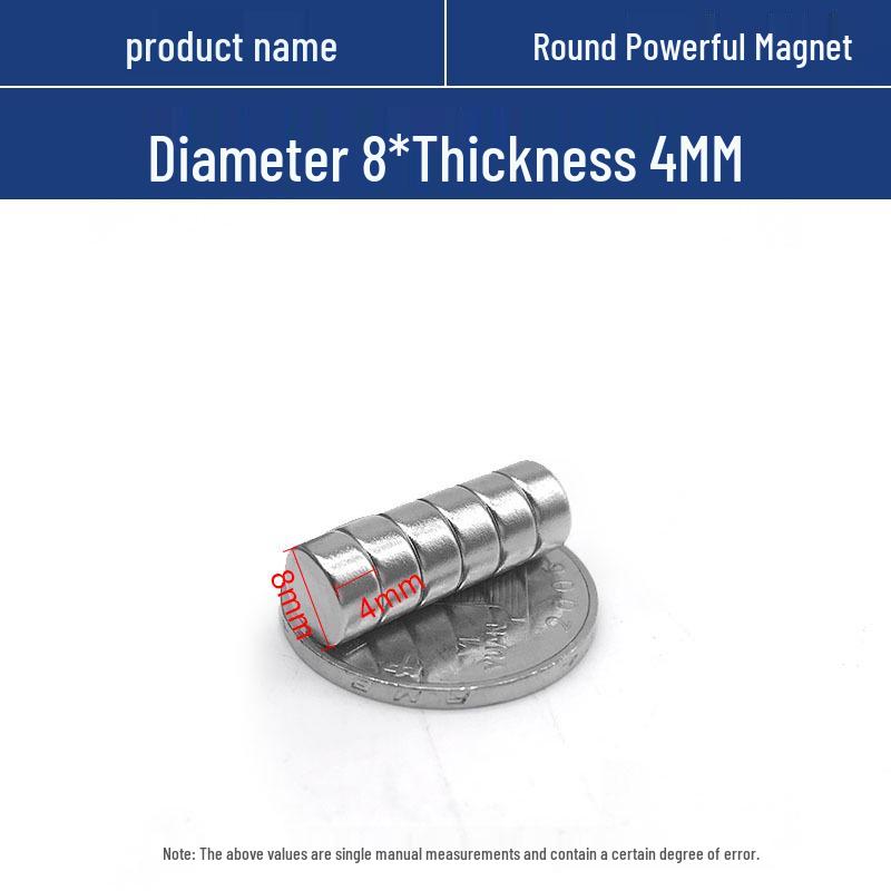 Round Neodymium Iron Boron Magnet, High Strength, Strong Magnetic Force, Small Size, China