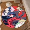 Mira-culous Adventures Round Rug for Livingroom,Bedroom, Palyroom, Chair Rug, Area rug, Circle Carpet, Large Size Decor Fan Christmas gift