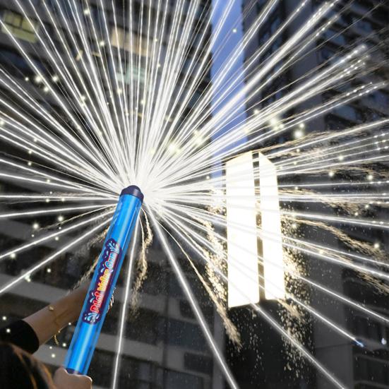 Vodní hračka s prskavkami a efektem hvězdného světla, vysokotlaká vytahovací postřikovací hračka pro zábavu u bazénu a párty