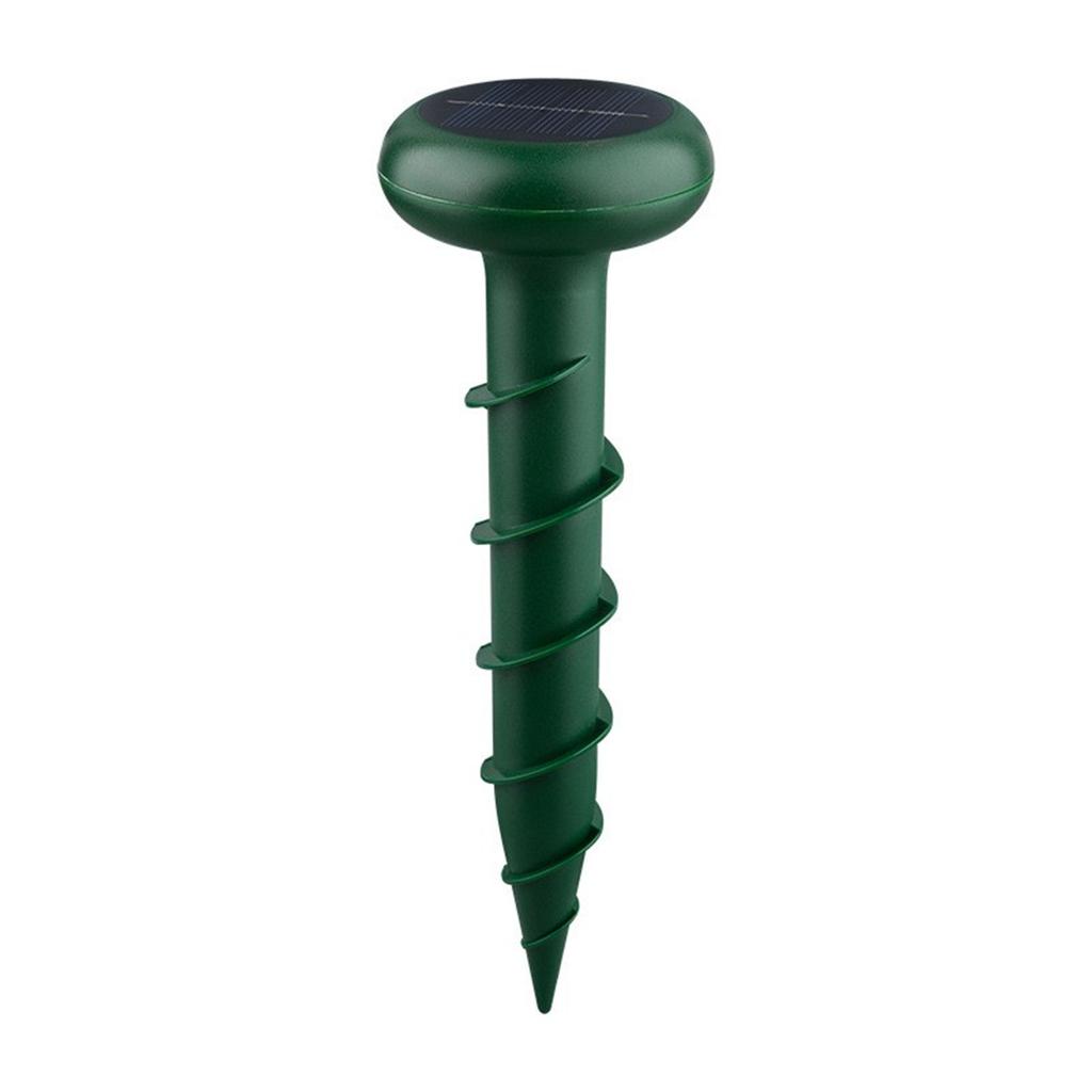 Solar Powered Mouse Repellers Garden Decoration Colorful Spiral Outdoor Ultrasound High Power Vibration Snake Repellers