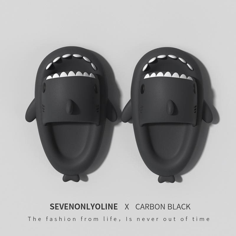 Kids' Shark EVA Summer Slippers - Parent-Child Soft Sole Sandals