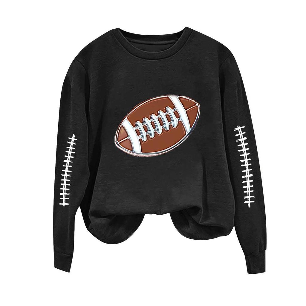 Unisex Fashion Print Neck Long Sleeve Sweatshirt