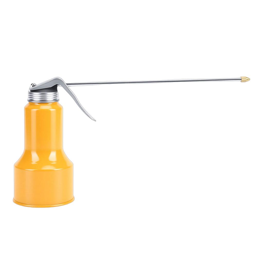Hand Pump Oiler Can 400ml High Pressure Metal Lubrication Oiling Can Bottle with Metal Spout