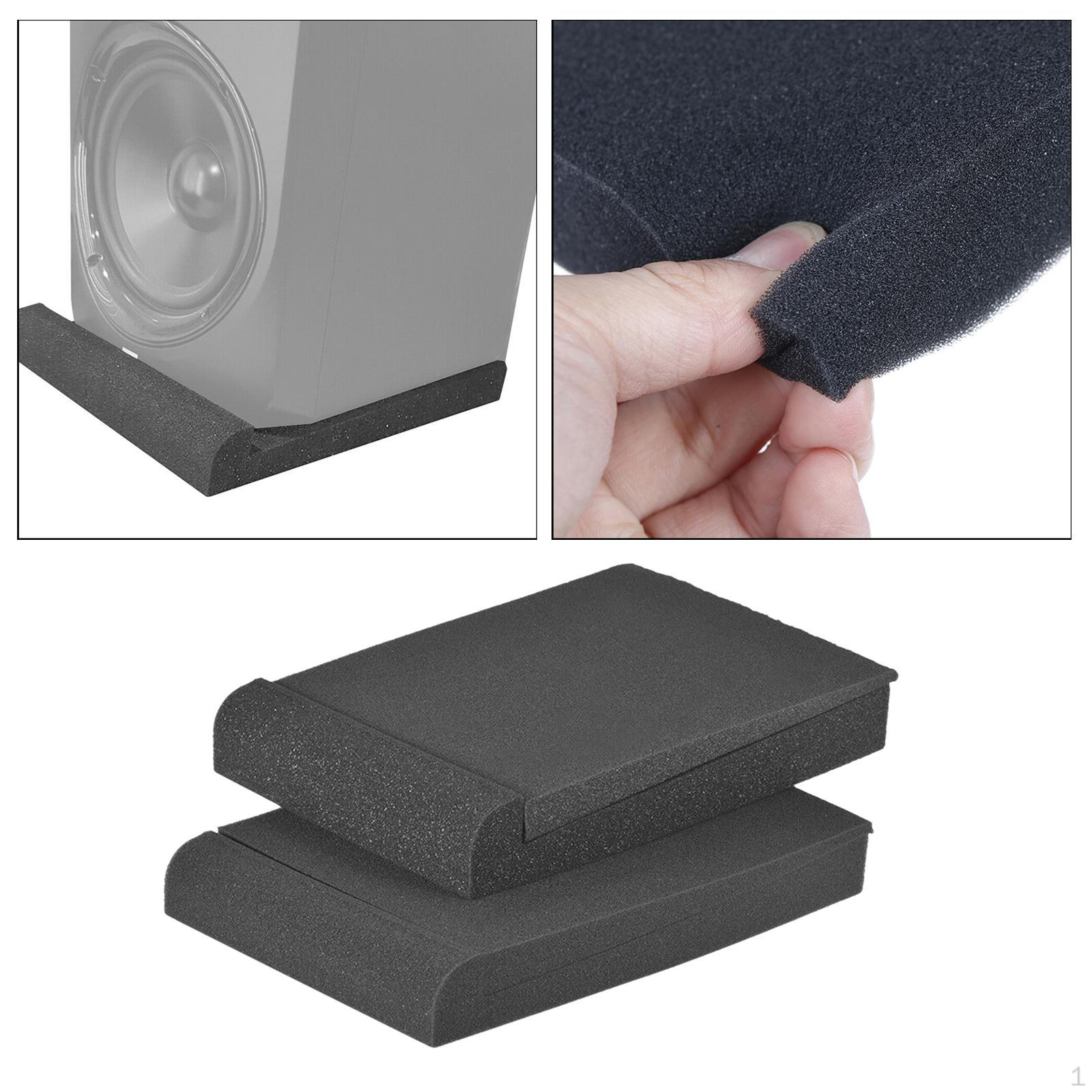

Isolation Speaker Pads, Audio Acoustic Noise Foam Pads for Speakers, , Subwoofer, 28x19x4cm