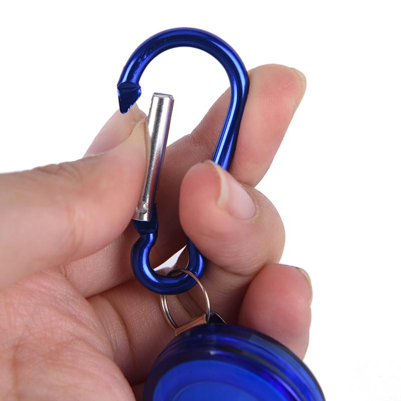 Mulitifunctional Spreader Carabiner Recoil Retractable Reel Strap Clip Keychain
