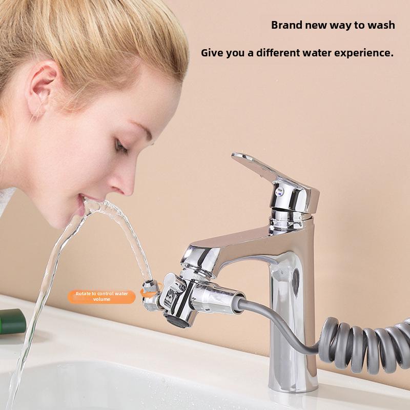 Chaochen Vielseitiges Kupferventilset: Universal-Waschbecken- und Duschshampoo-Set für Küche und Bad