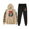 Chainsaw Man Couples Hoodie Sweatpants Set Long Sleeve Casual Outfit Men Women