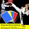 Taekwondo Rebreakable Board Reusable Kids Adults Speed Strength Training EVA Breaking Punching Board Martial Arts Karate Boxing Practice Equipment