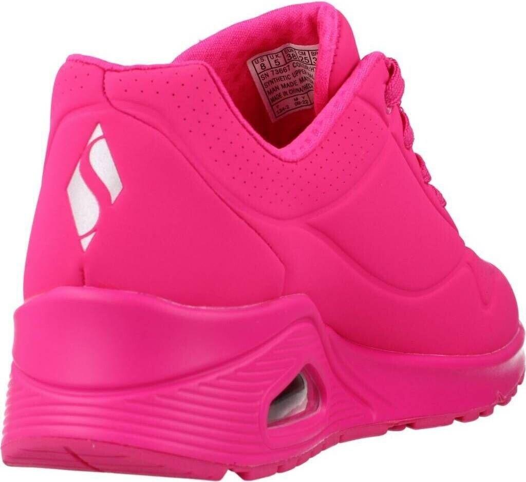 Skechers Uno Night Shades Women's Sneakers (73667) Hot Pink