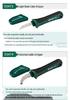 SATA VDE Insulated Cable Stripping Knife (Models 93470, 93471, 93472)