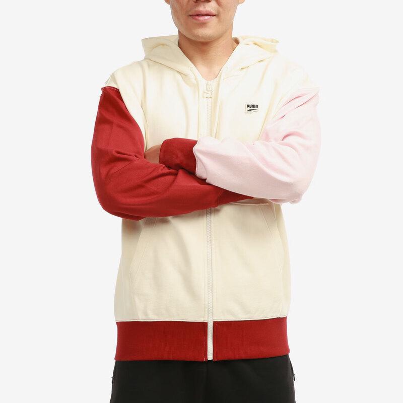 PUMA Colorblock Knit Hooded Jacket