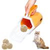 Çöp Kutusu Ergonomik Saplı Kedi Kumu Küreği Taşınabilir Dışkı Küreği Atık Dağıtıcılı Kedi Kumu Eleği