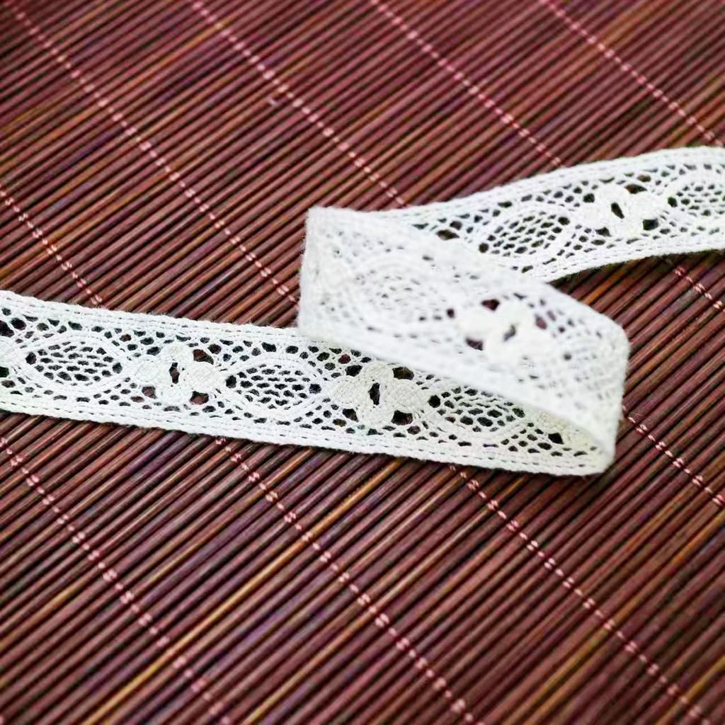 Cotton Thread Lace Accessories Decorative Ribbon Cheongsam Clothing Handmade Diy Material Hemp Rope Cloth Strip Clothes