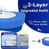 Disposable Toilet Brush Refills 48 Pcs Cleaning Scrubbers Not Compatible With Other Brands