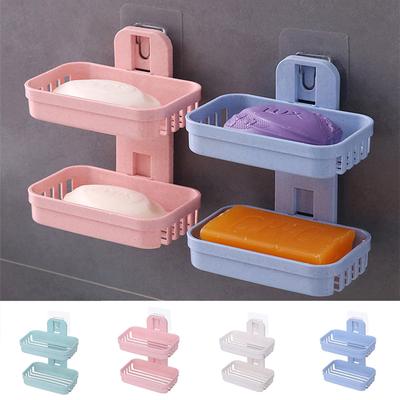 Sagit Bathroom,Shower,Soap,Box,Dish,Storage,Plate,Tray,Holder,Case,Soap,Holder,Double