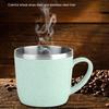 Insulated Wheat Straw Cup Stainless Steel Travel Mug Coffee Mug Water Cup  Office Use