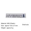 3D Premium ABS HYBRID Letter Sticker Tail Bumper Badge Auto Rear Trunk Emblem Accessories