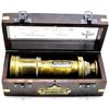 Solid Brass 16-Inch Telescope Spyglass with Display Wooden Box Nautical Gift Items for Birthday, Thanksgiving ,Friendshipday