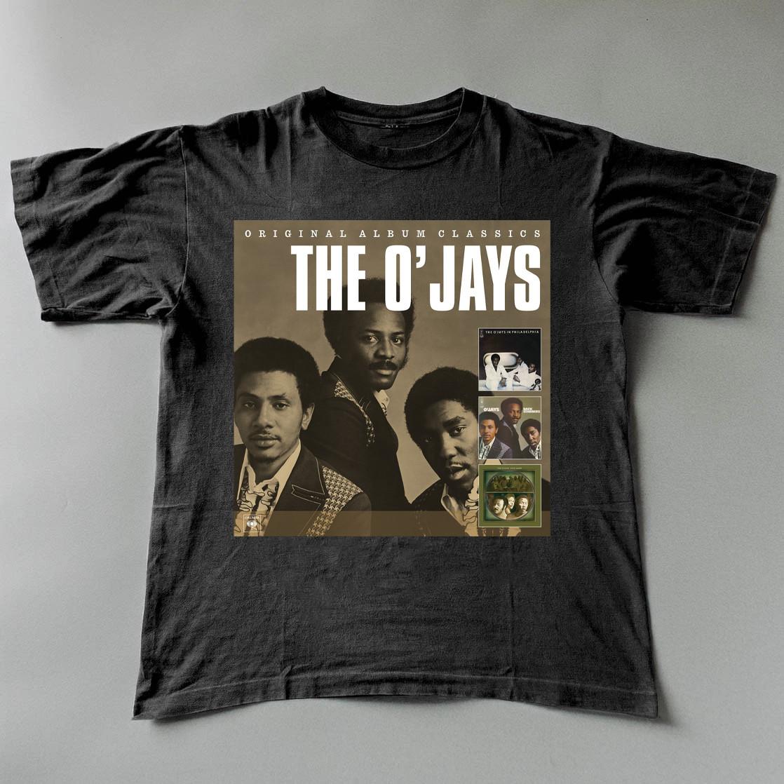 The O Jays Album Black Cotton Shirt Full size S-5XL L794 S