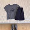 Women's Casual Cat Print T-Shirt Short Sleeve Crew Neck Loose Fit Tee Top