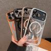 Cross-border Magnetic Phone Case for iPhone 17 Pro Max with Full Coverage, Transparent Soft Edge, and Drop-Proof for Apple 11-16 Models