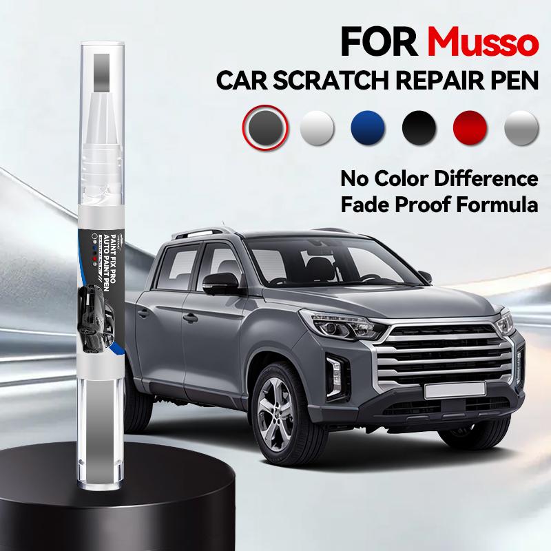 

For KGM SsangYong Musso Paint Repair Pen Touch Up Scratch Remover DIY Auto Accessories Green Gray Grand White Marble Grey Red