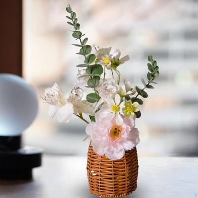 Bouquets Floraux Artificiels avec Paniers pour Décor d'Hôtel et Événements