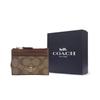Coach Skinny 11 Pvc Card Holder Key Pouch Mini Women Accessories Brown 88208-IME74