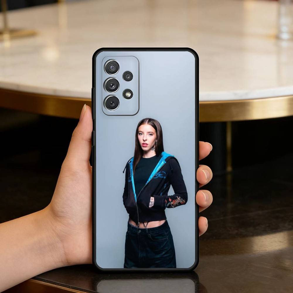 Hot Y-Young M-Miko Singer Phone Case For Samsung Galaxy A73,A72,A71,A70,A53,A52,A51,Soft Silicone Black Cover