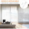 12 Sets Vertical Blinds Replacement Stem and Gear, White Vertical Blinds Repair Kit for Window Carrier Headrail Carrier Stem Blind Curtain
