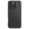 For iPhone 16 Pro Max / 16 Pro Case Nillkin CarboProp Aramid Fiber Case with Stand Camera Case for Magsafe Magnetic Lens Cover