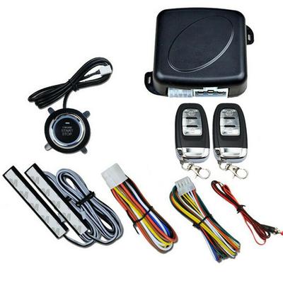 Car SUV Alarm System Keyless Entry Engine Start Push Buttons Remote Control Kit