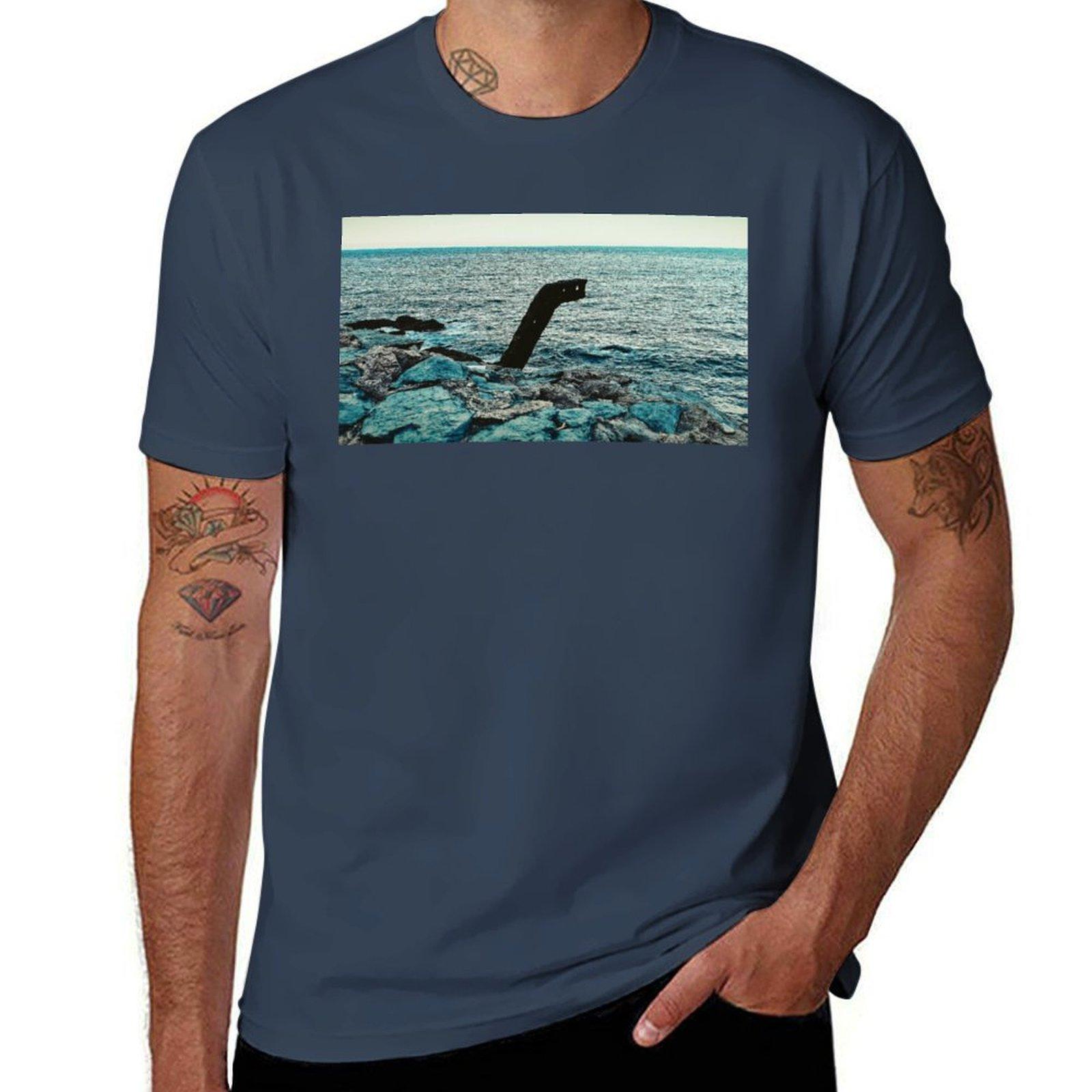 Marine TShirt Minimalist Graphic Tee Shirt S