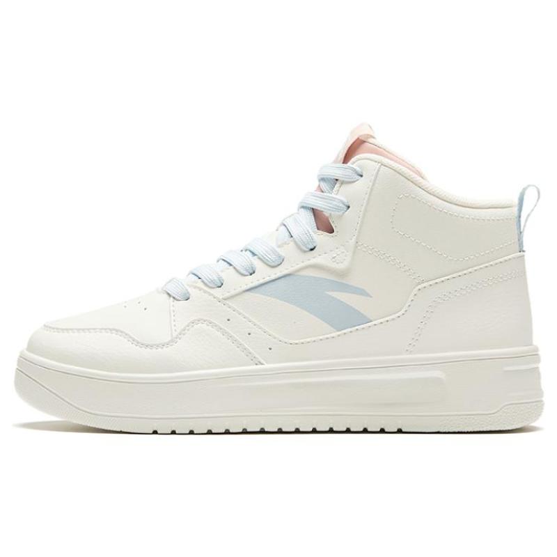 

ANTA Skateboard Shoes Women s High top White Sneakers 922348002Q-2 36