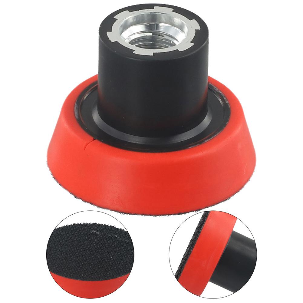 3pcs/set 1/2/3 Inch Backing Pad Sanding Polishing Pad Holder Sponge Pad 5/8-11 Thread For Rotary Polishing Machines