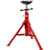 Pipe Jack Stand, Model V-Head 1107A Head High Folding Pipe Stand, Steel Jack Stands, 2 Ton Capacity Pipe Stand, 28-inch To 51.5-inch Pipe Jack Stand