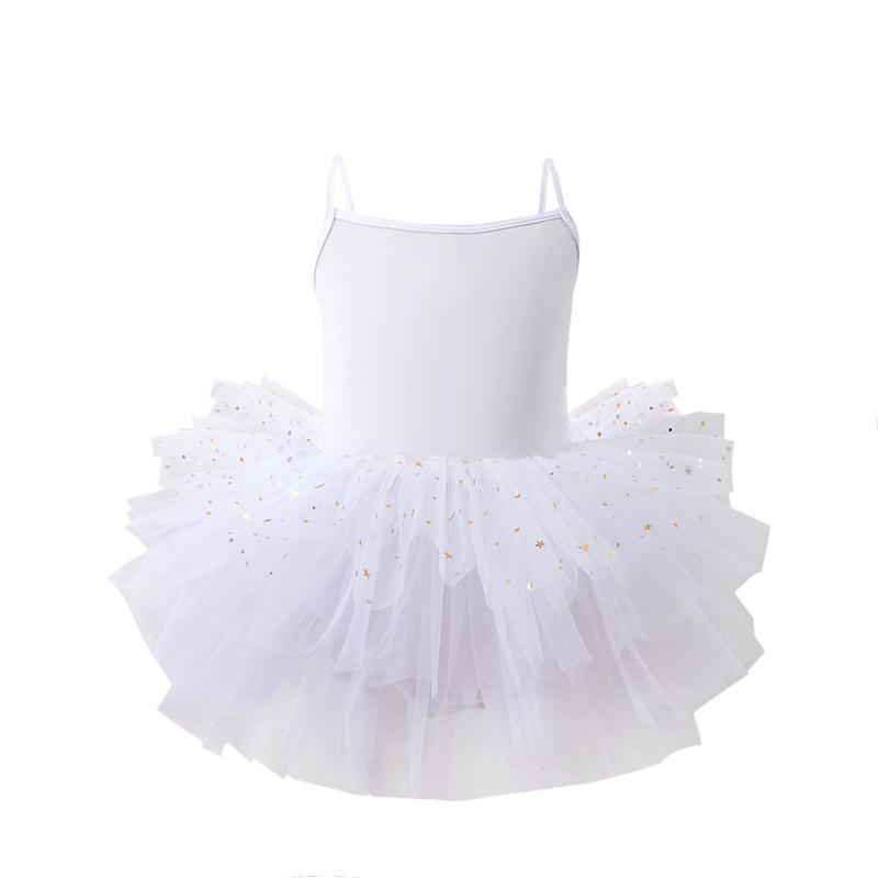 Baby Girls Ballet TuTu Dress 1-8 Years Fashion Professional Kids Dancing Party Dress Performance Costume Princess Wedding Dress