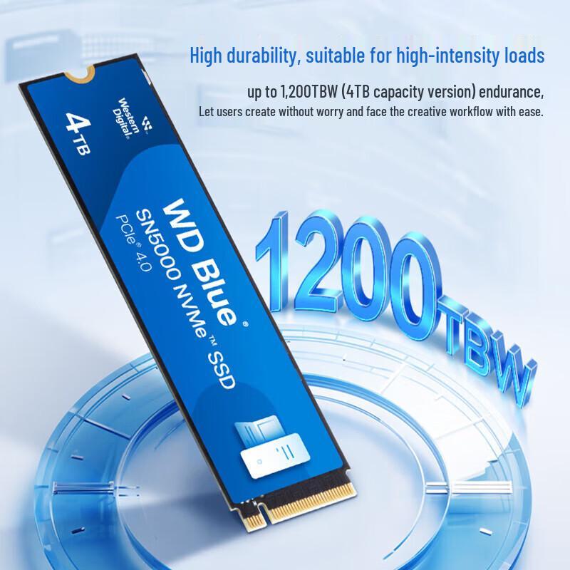 Western Digital WD Blue SN5000 NVMe M.2 PCIe 4.0 SSD