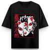 Demon Slayer Anime Printing Oversized Cotton Tshirt Men and Women Comfortable Harajuku Trend Y2K  Summer Short Sleeve Tshirt