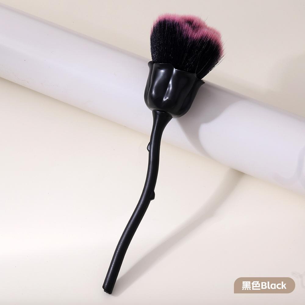 Nail Art Rose Brush Nail Art Dust Brush Soft Bristle Brush Various Colors Optional Nail Art Tool Cleaning Brush